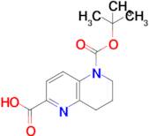 5-(tert-Butoxycarbonyl)-5,6,7,8-tetrahydro-1,5-naphthyridine-2-carboxylic acid