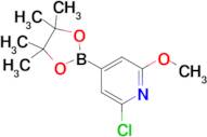 2-Chloro-6-methoxy-4-(4,4,5,5-tetramethyl-1,3,2-dioxaborolan-2-yl)pyridine