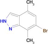 6-bromo-4,7-dimethyl-2H-indazole