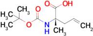 (S)-2-((tert-Butoxycarbonyl)amino)-2-methylpent-4-enoic acid