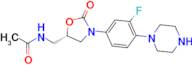 (S)-N-((3-(3-Fluoro-4-(piperazin-1-yl)phenyl)-2-oxooxazolidin-5-yl)methyl)acetamide