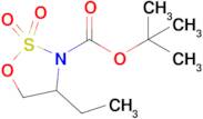 tert-Butyl 4-ethyl-1,2,3-oxathiazolidine-3-carboxylate 2,2-dioxide