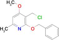 2-(Benzyloxy)-3-(chloromethyl)-4-methoxy-6-methylpyridine