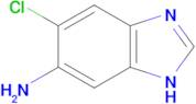 5-chloro-1H-1,3-benzodiazol-6-amine