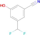 3-(Difluoromethyl)-5-hydroxybenzonitrile