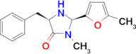 (2R,5R)-5-benzyl-3-methyl-2-(5-methylfuran-2-yl)imidazolidin-4-one