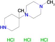 1-Methyl-4-(4-methylpiperidin-4-yl)piperazine trihydrochloride