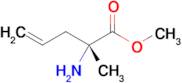 Methyl (R)-2-amino-2-methylpent-4-enoate