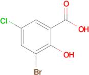 3-Bromo-5-chloro-2-hydroxybenzoic acid
