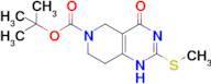 tert-butyl 2-(methylsulfanyl)-4-oxo-1H,4H,5H,6H,7H,8H-pyrido[4,3-d]pyrimidine-6-carboxylate