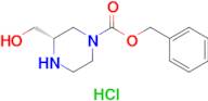 Benzyl (S)-3-(hydroxymethyl)piperazine-1-carboxylate hydrochloride