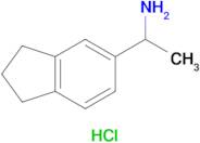 1-(2,3-Dihydro-1H-inden-5-yl)ethan-1-amine hydrochloride