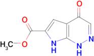 methyl 4-oxo-1H,4H,7H-pyrrolo[2,3-c]pyridazine-6-carboxylate