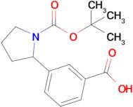 3-(1-(tert-Butoxycarbonyl)pyrrolidin-2-yl)benzoic acid