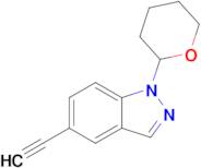 5-Ethynyl-1-(tetrahydro-2H-pyran-2-yl)-1H-indazole