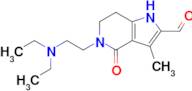 5-(2-(Diethylamino)ethyl)-3-methyl-4-oxo-4,5,6,7-tetrahydro-1H-pyrrolo[3,2-c]pyridine-2-carbaldehy…