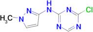 4-Chloro-N-(1-methyl-1H-pyrazol-3-yl)-1,3,5-triazin-2-amine