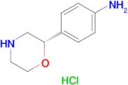 (S)-4-(Morpholin-2-yl)aniline hydrochloride