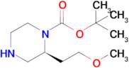 tert-Butyl (S)-2-(2-methoxyethyl)piperazine-1-carboxylate