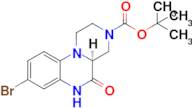 Tert-butyl (S)-8-bromo-5-oxo-1,2,4,4a,5,6-hexahydro-3H-pyrazino[1,2-a]quinoxaline-3-carboxylate