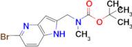 tert-Butyl ((5-bromo-1H-pyrrolo[3,2-b]pyridin-2-yl)methyl)(methyl)carbamate