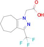 2-(3-(Trifluoromethyl)-5,6,7,8-tetrahydrocyclohepta[c]pyrazol-1(4H)-yl)acetic acid