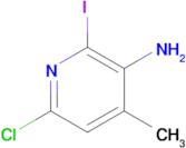 6-Chloro-2-iodo-4-methylpyridin-3-amine