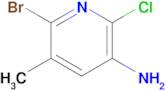 6-Bromo-2-chloro-5-methylpyridin-3-amine