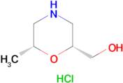 ((2R,6R)-6-Methylmorpholin-2-yl)methanol hydrochloride