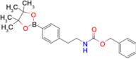 Benzyl (4-(4,4,5,5-tetramethyl-1,3,2-dioxaborolan-2-yl)phenethyl)carbamate