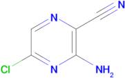 3-Amino-5-chloropyrazine-2-carbonitrile