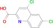 4,6-Dichloro-2-quinolinecarboxylic acid