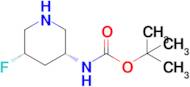 tert-Butyl N-[(3R,5S)-5-fluoropiperidin-3-yl]carbamate