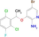 [5-Bromo-3-[1-(2,6-dichloro-3-fluorophenyl)ethoxy]pyridin-2-yl]amine