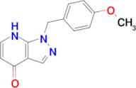 1-[(4-methoxyphenyl)methyl]-1H,4H,7H-pyrazolo[3,4-b]pyridin-4-one