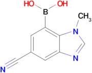 6-Cyano-3-methylbenzodiazole-4-boronic acid
