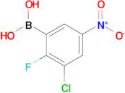 3-Chloro-2-fluoro-5-nitrophenylboronic acid