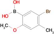 5-Bromo-2-methoxy-4-methylphenylboronic acid