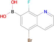 5-Bromo-8-fluoroquinoline-7-boronic acid