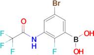 5-Bromo-2-fluoro-3-(trifluoroacetamido)phenylboronic acid