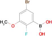 5-Bromo-2-fluoro-3-methoxyphenylboronic acid