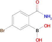 5-Bromo-2-carbamoylphenylboronic acid