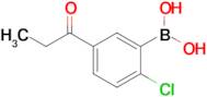 2-Chloro-5-propionylphenylboronic acid