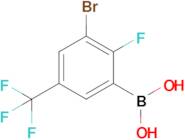 3-Bromo-2-fluoro-5-trifluoromethylphenylboronic acid