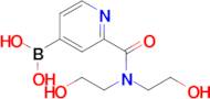 2-Bis(2-hydroxyethyl)carbamoylpyridine-4-boronic acid