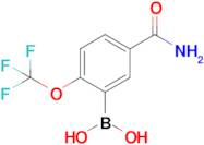 5-Carbamoyl-2-(trifluoromethoxy)phenylboronic acid