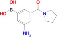 3-Amino-5-(pyrrolidinocarbonyl)phenylboronic acid