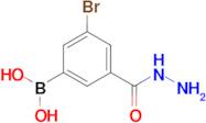 3-Bromo-5-(hydrazinecarbonyl)phenylboronic acid