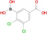 5-Carboxy-2,3-dichlorophenylboronic acid