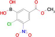 2-Chloro-5-(methoxycarbonyl)-3-nitrophenylboronic acid